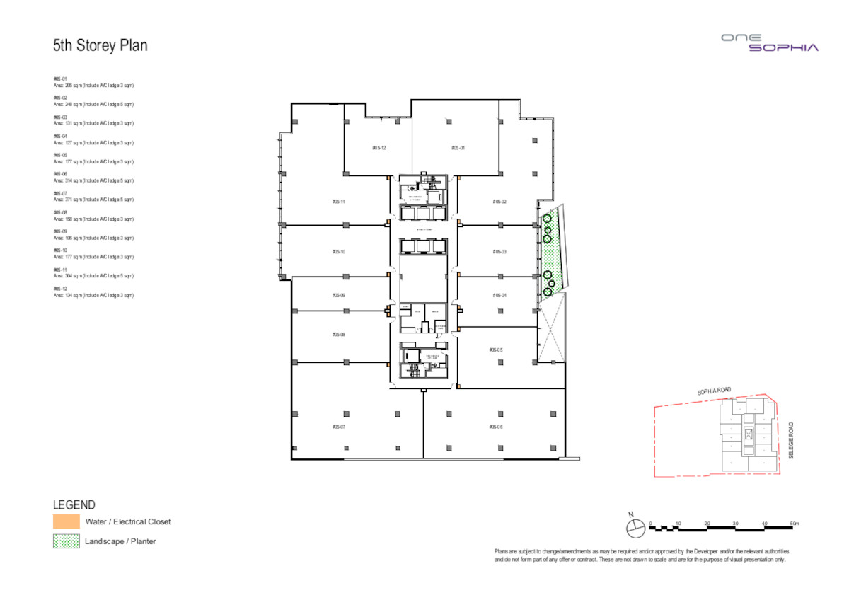 One Sophia Floor Plan